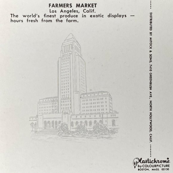 Vintage LA California Souvenir Travel Postcard - Picture 5 of 8